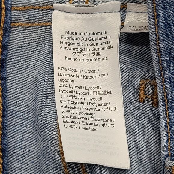 Madewell Jeans Womens 25P Blue 10" High-Rise Skinny Button Fly Stretch Petite - Picture 6 of 9